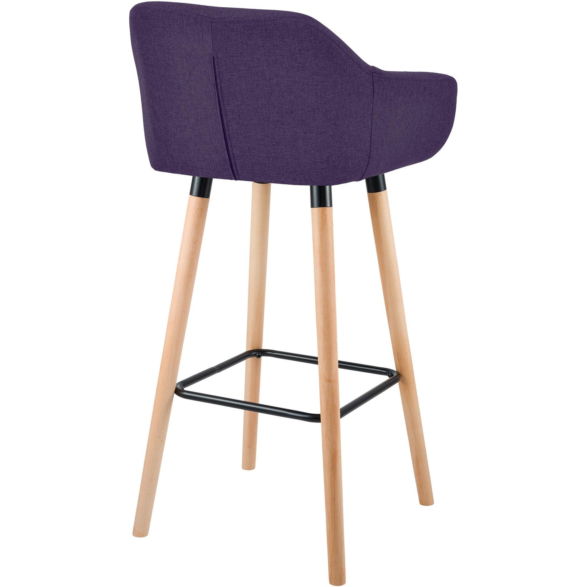 Barhocker Grant Stoff - lila - InfinityMarket