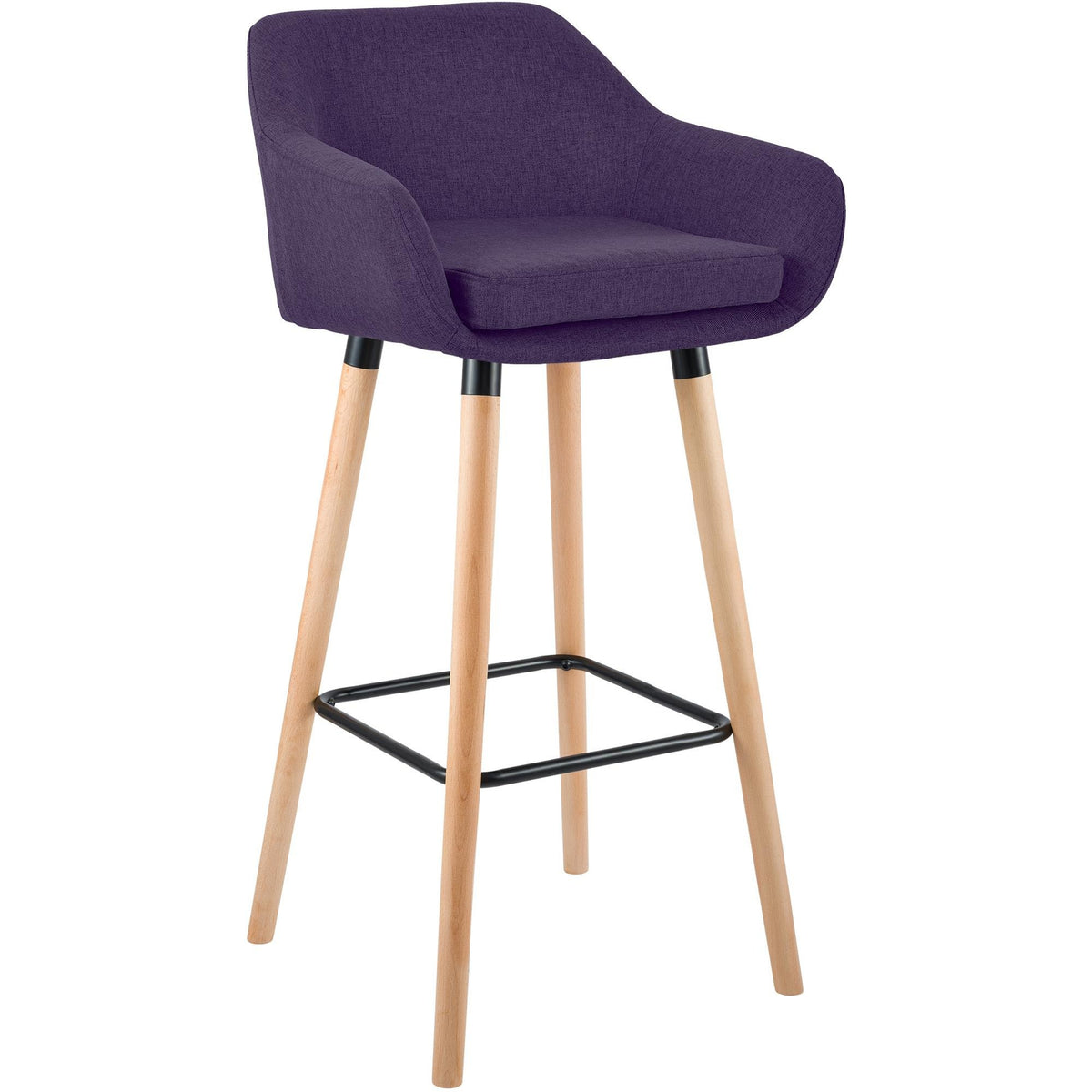 Barhocker Grant Stoff - lila - InfinityMarket