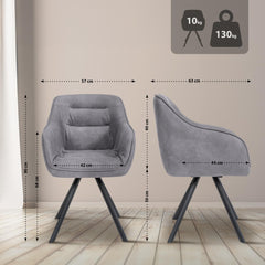 Stuhl Russel Vintage - grau
