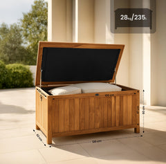Teak Gartenbox Novena 120X62X60 - teak