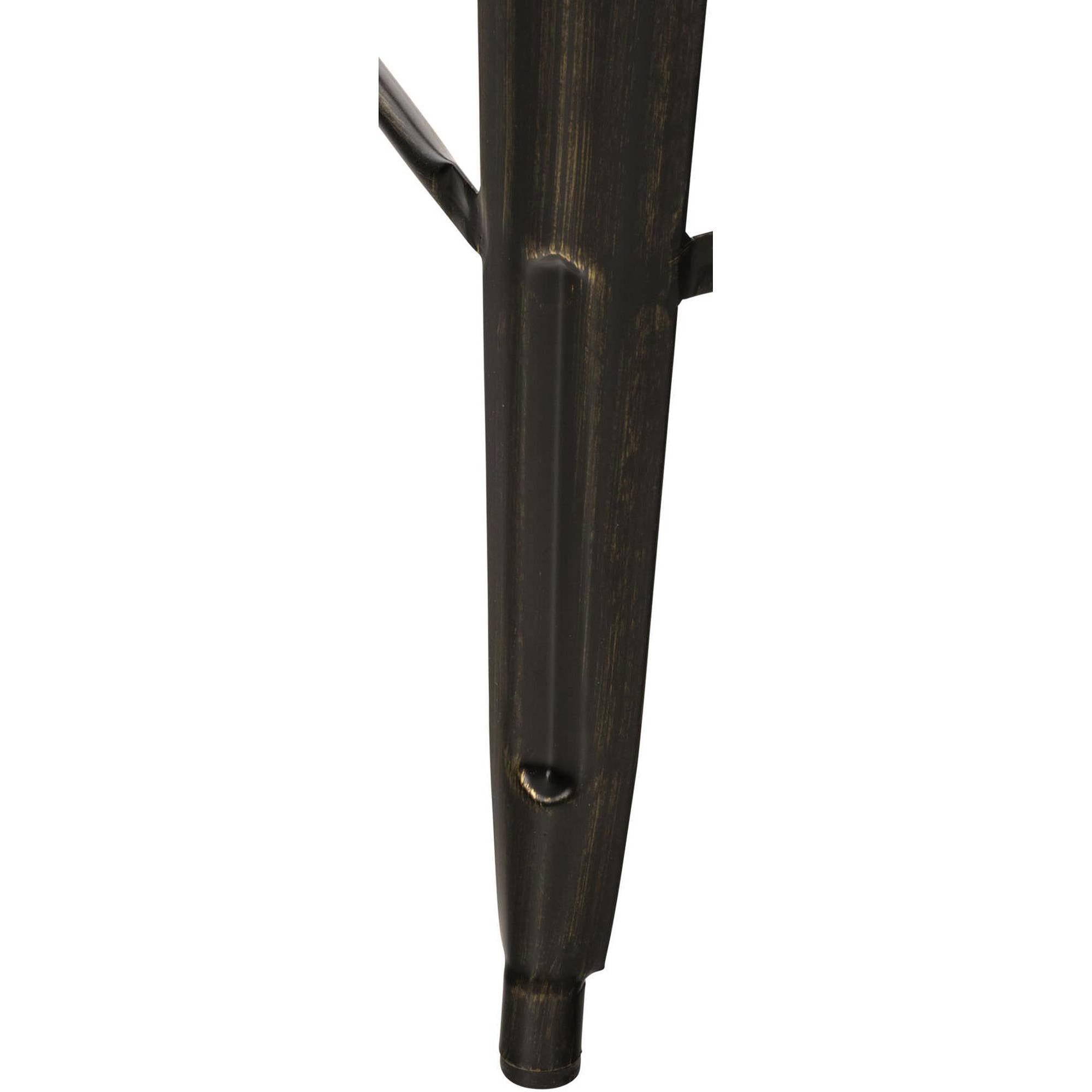 Barhocker Mason antik - schwarz-gold - InfinityMarket