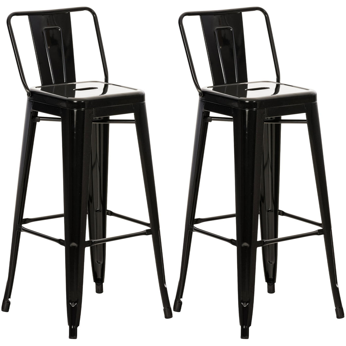 2er Set Barhocker Mason - schwarz