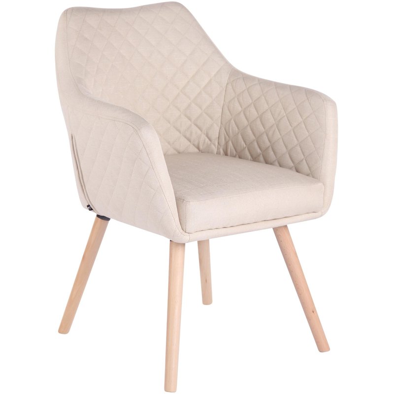 Esszimmerstuhl Gent Stoff natura - creme