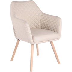 Esszimmerstuhl Gent Stoff natura - creme