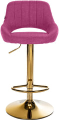 2er Set Barhocker Milet Stoff G - lila