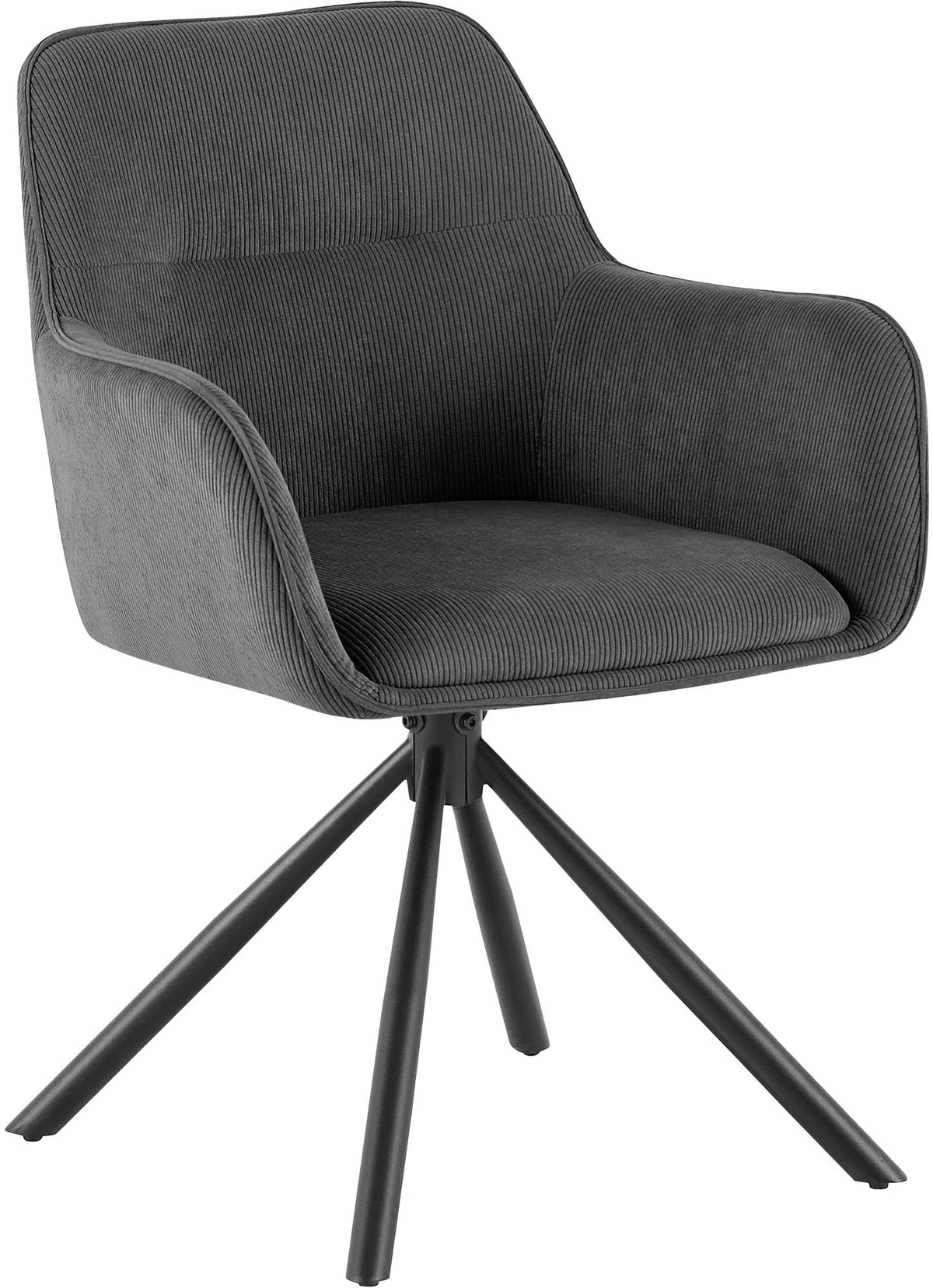 Stuhl Tipton Cord - grau