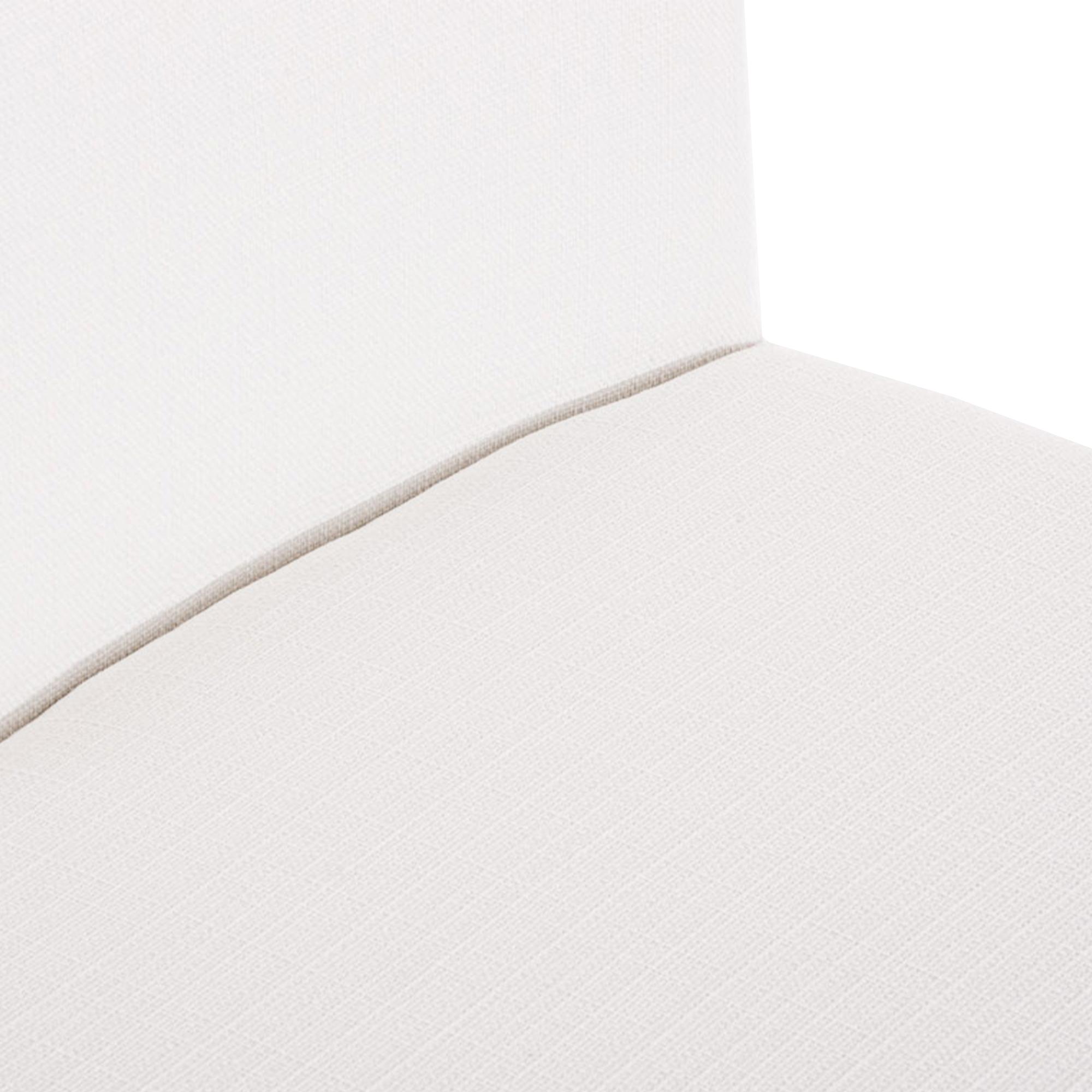 Barhocker Paros Stoff - weiß - InfinityMarket