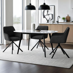 Stuhl Tipton Cord - schwarz