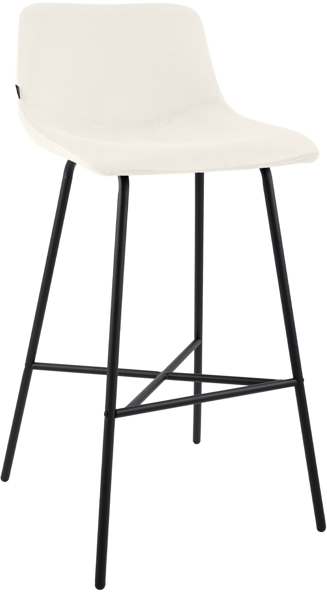 Barhocker Altona Samt - creme
