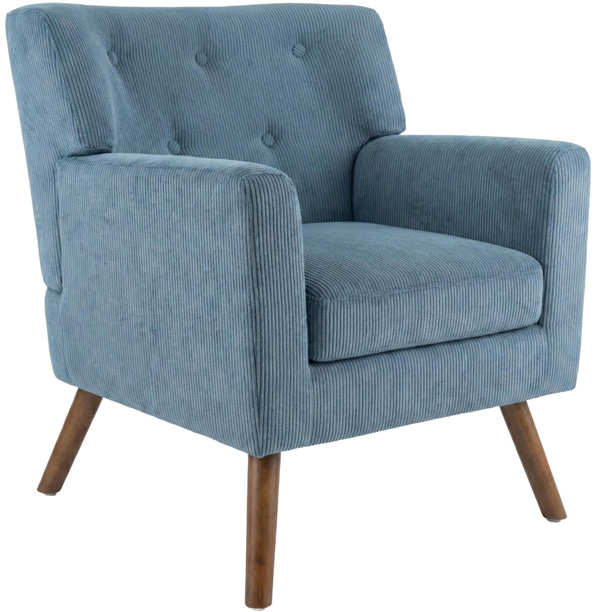 Sessel Kioni Cord - blau