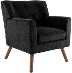 Sessel Kioni Cord - schwarz