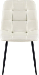 4er Set Esszimmerstühle Antibes Stoff - creme