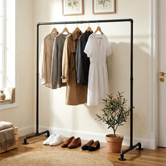 Kleiderständer Jersey 55x150x150 - schwarz