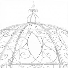 Pavillon Leila - antik weiß