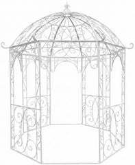 Pavillon Leila - antik weiß