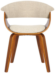Stuhl Bruce Stoff walnuss - creme