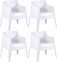 4er Set Stühle Bartal - weiß
