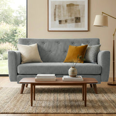 Sofa Kioni Cord - grau