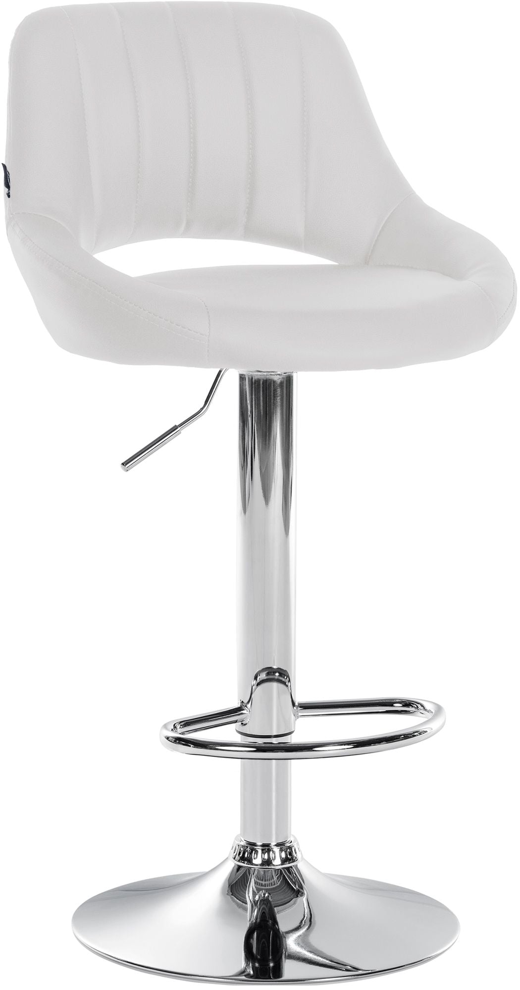 Barhocker Milet Kunstleder chrom - wei�