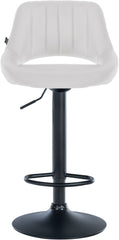 Barhocker Milet Kunstleder schwarz - wei�