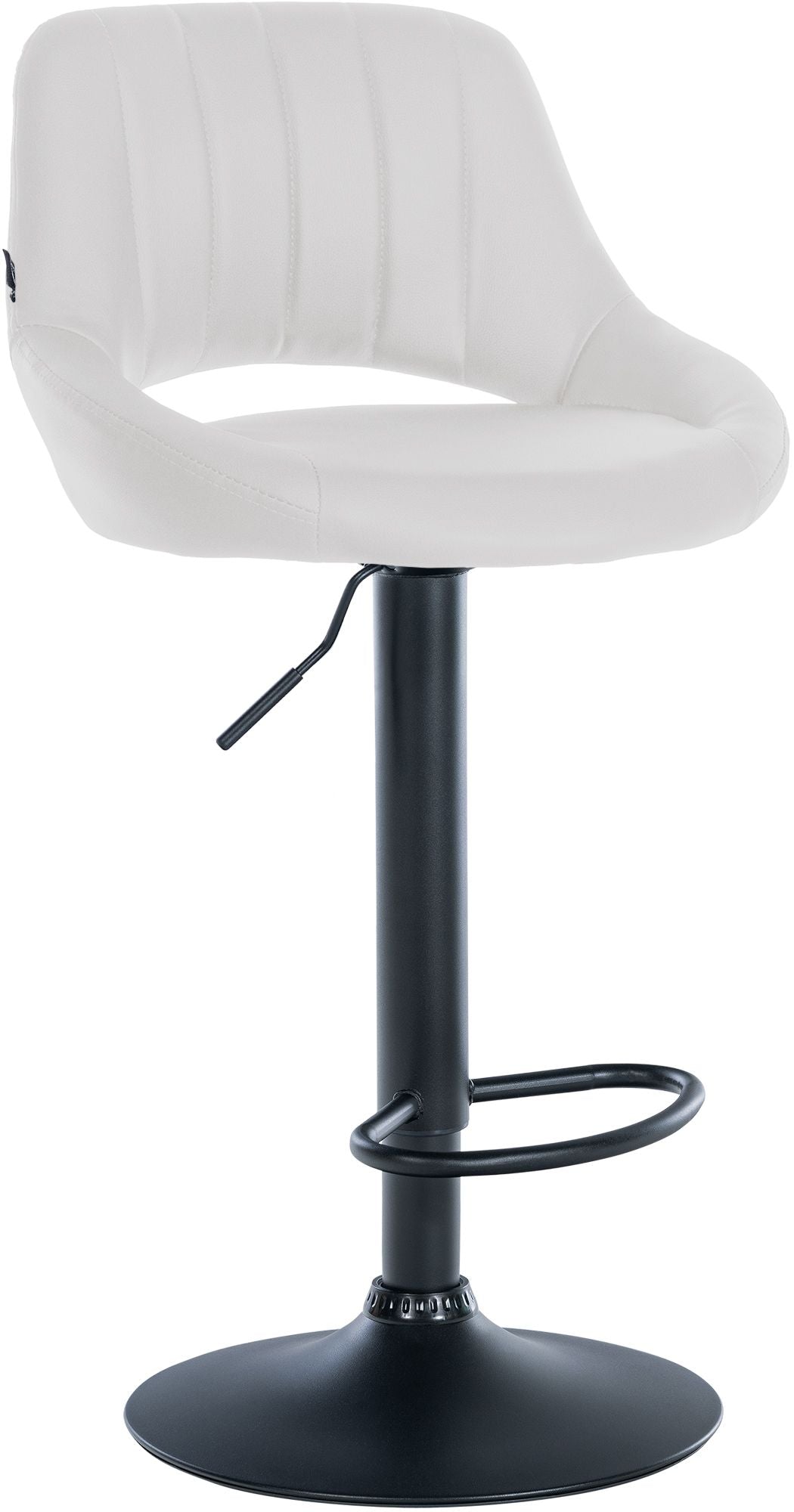 Barhocker Milet Kunstleder schwarz - wei�