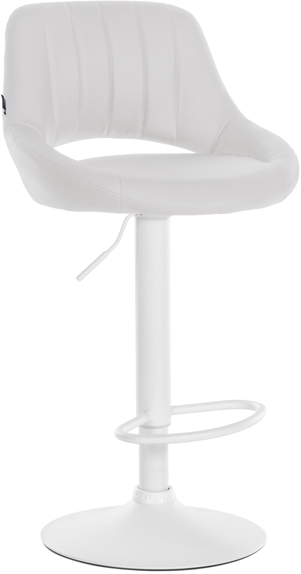 Barhocker Milet Kunstleder wei� - wei�