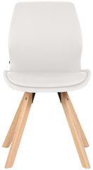 4er Set Stuhl Luna Kunstleder - weiß