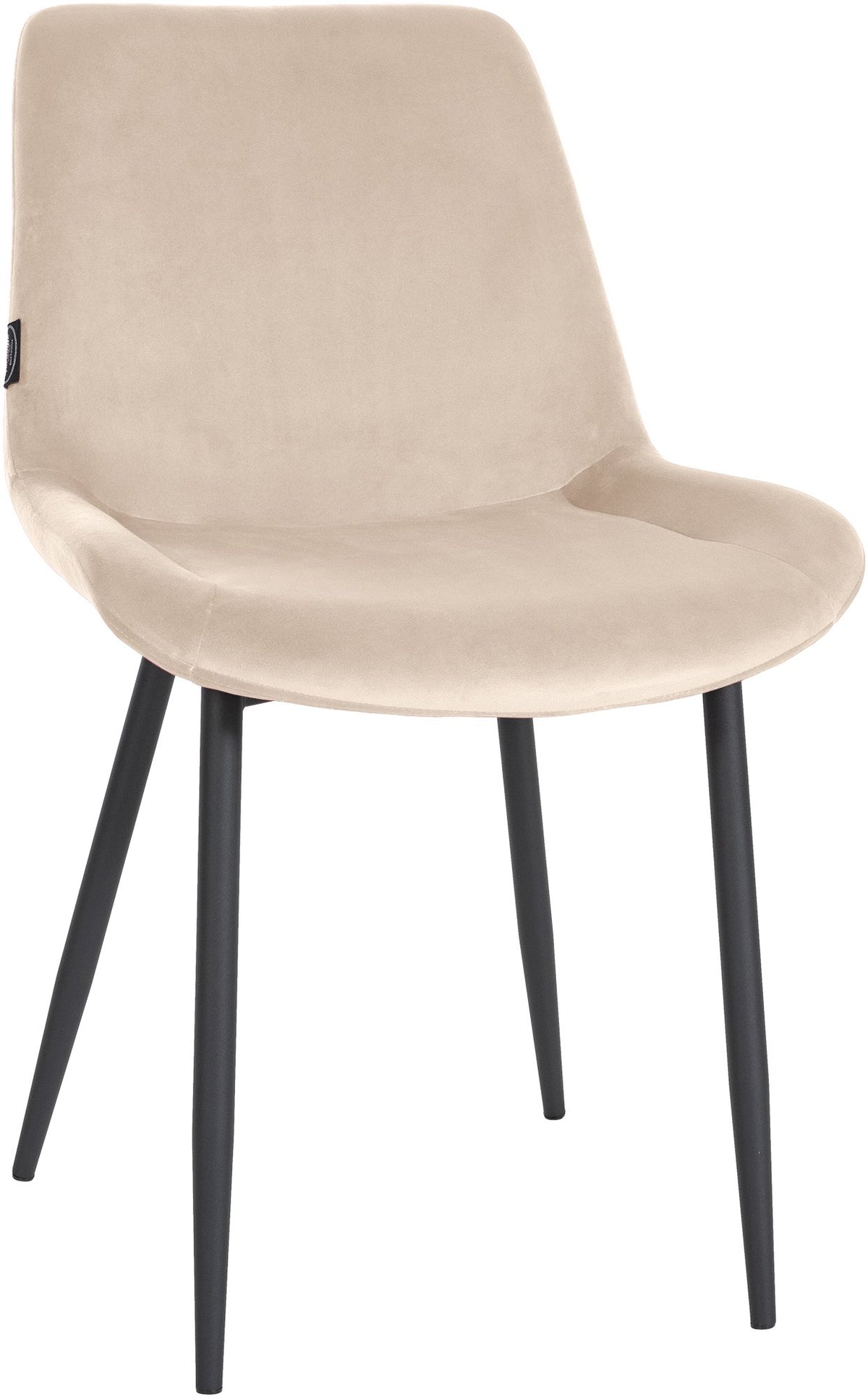 Esszimmerstuhl Victoria Samt - creme