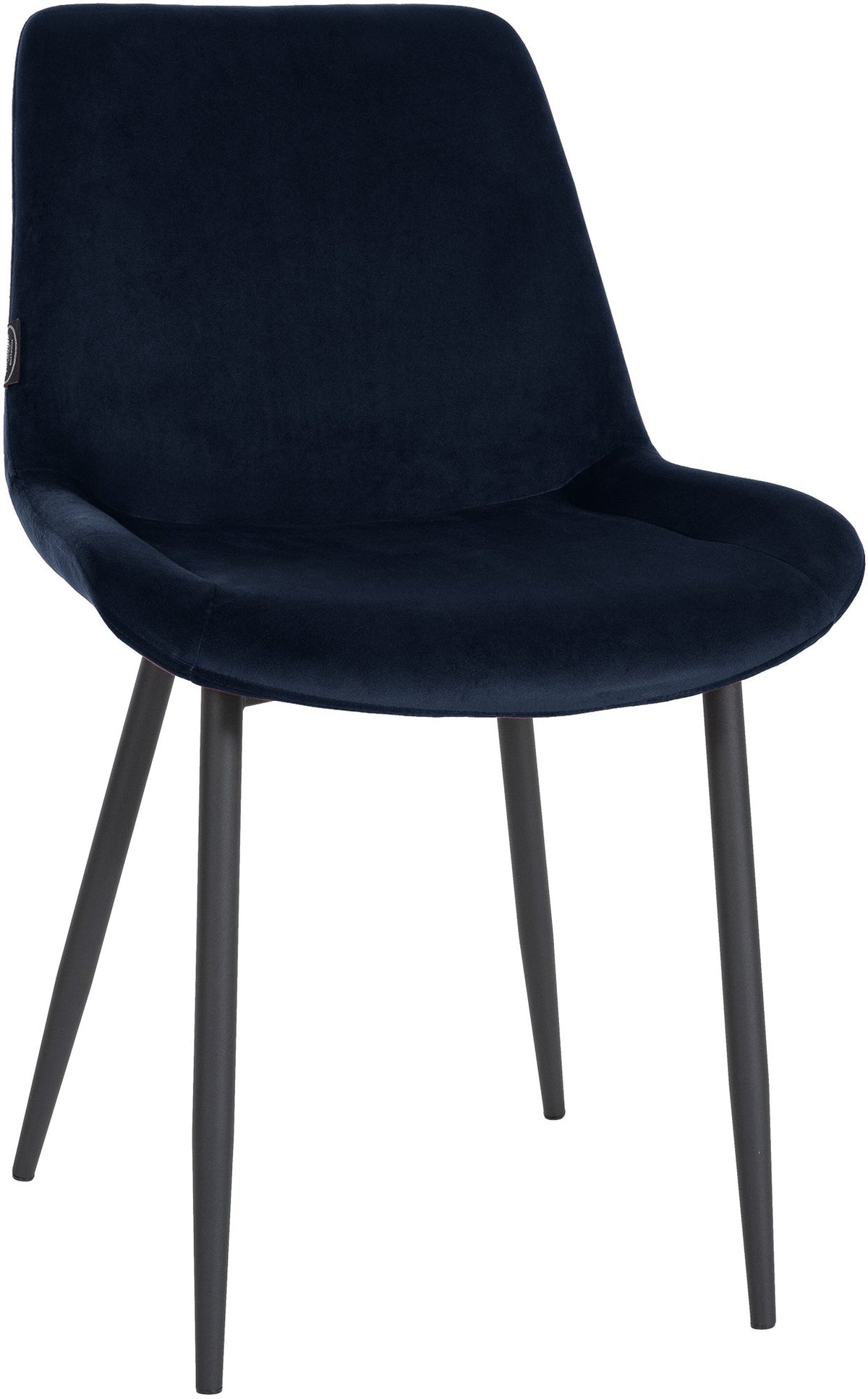 Esszimmerstuhl Victoria Samt - blau