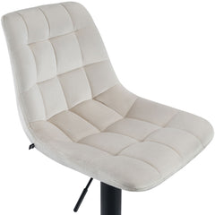 Barhocker Mapun Samt - creme