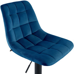 Barhocker Mapun Samt - blau