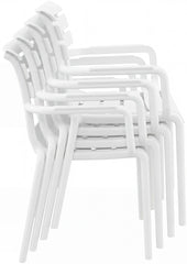 4er Set Stühle Paris - weiß