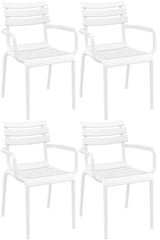 4er Set Stühle Paris - weiß