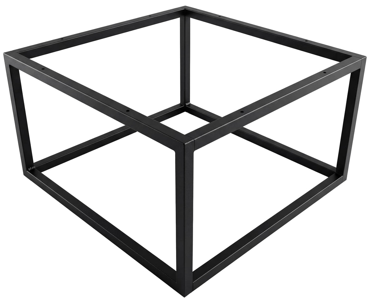Tischgestell Metall 80x80x42 cm - schwarz