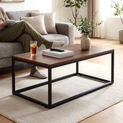 Tischgestell Metall 120x60x42 cm - schwarz