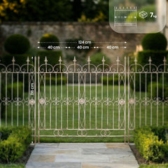 Gartenzaun Mangold - antik-creme