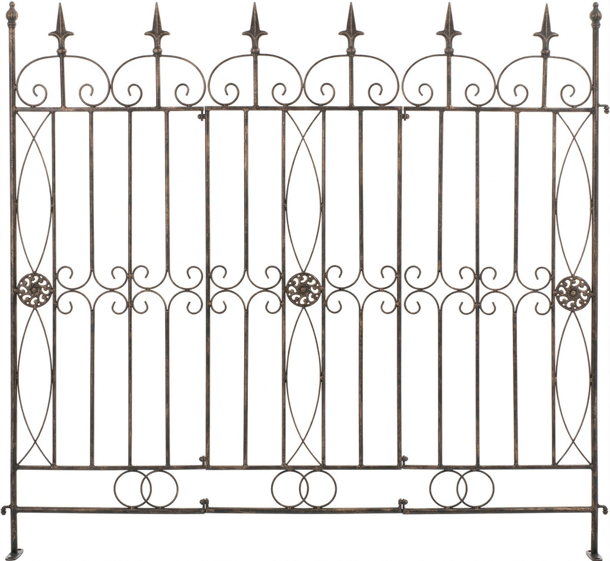 Gartenzaun Mangold - bronze