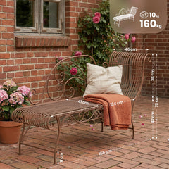 Gartenbank Karma - antik braun
