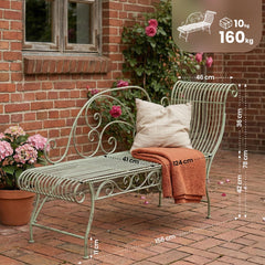 Gartenbank Karma - antik-gr�n