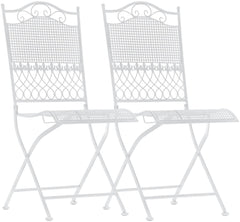2er Set Gartenst�hle Kiran - wei� by Dropshipping-Europe – Gartenm�bel