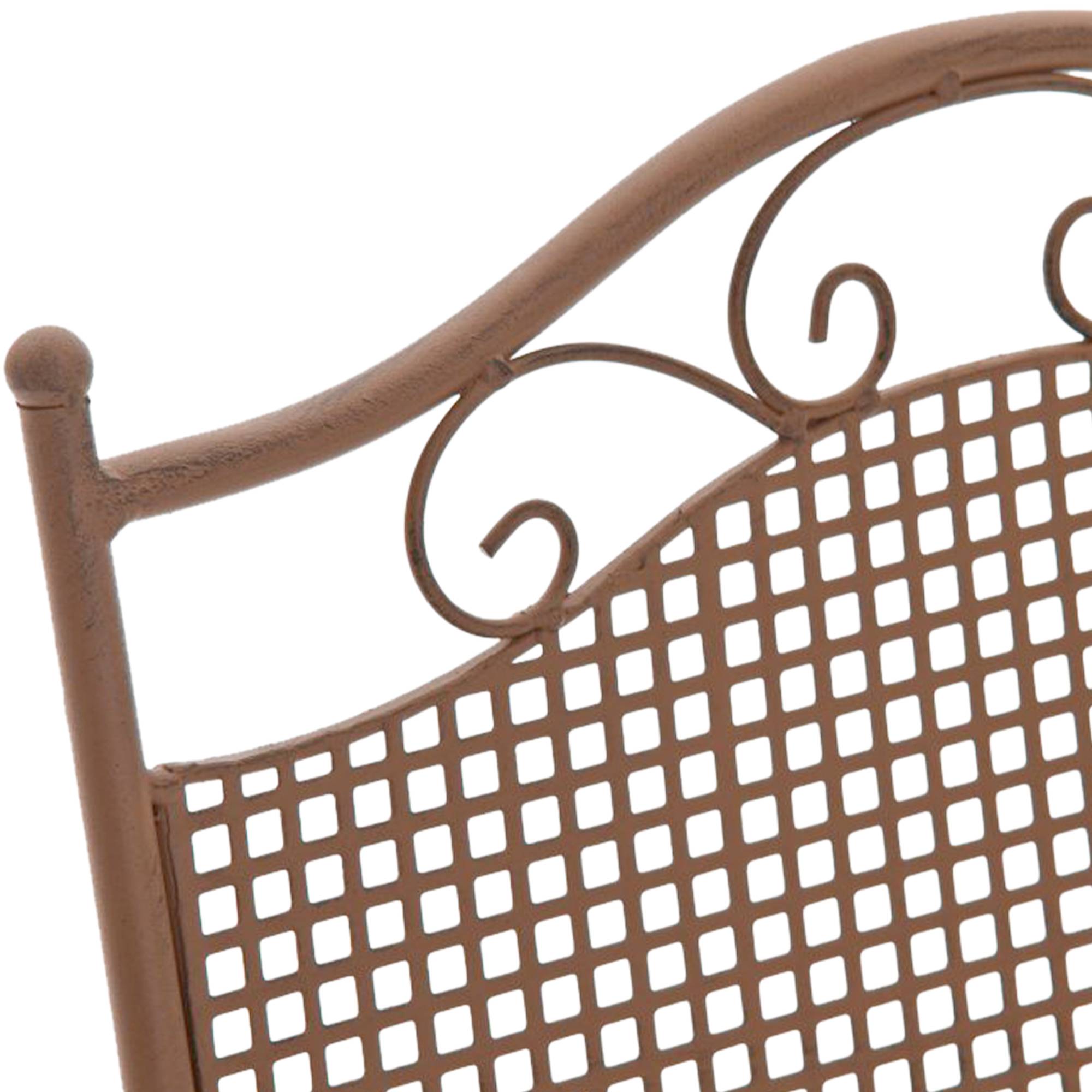 2er Set Gartenst�hle Kiran - antik braun by Dropshipping-Europe – Gartenm�bel