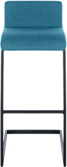 2er Set Barhocker Newport B Stoff - blau