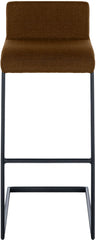 2er Set Barhocker Newport B Stoff - braun