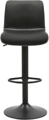 2er Set Barhocker Henchy Kunstleder - schwarz