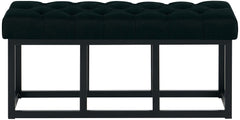 Sitzbank Amun Stoff Schwarz 100 cm - schwarz