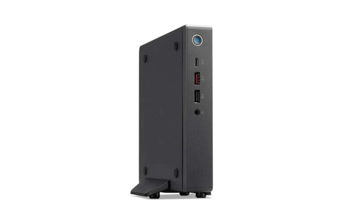 Computer ACER 19597 - DT.R3PET.005 in verticale con supporto, dotato di porte USB e jack audio per accesso rapido