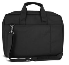 Laptop bag nera modello 21918 - ATLANTIS P004-K51-A0-16, design professionale con manici e tracolla per trasporto comodo e sicuro.