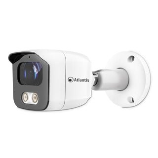 Telecamera Atlantis A11-UX1014A-BP con certificazione IP67, ideale per videosorveglianza outdoor, resistente a polvere e pioggia.