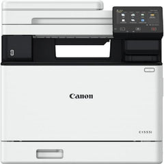 Canon 5455C002AA stampante multifunzione per uso aziendale, con stampa a colori, scanner ADF e interfaccia touch per gestione semplificata.