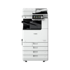 Stampante multifunzione Canon 25496 - CANON 5963C005AA vista frontale con pannello touchscreen, ideale per uffici professionali